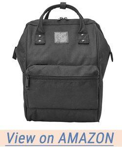 Kah&Kee Polyester Backpack with Laptop Compartment Waterproof Anti-theft Travel School for Women Man