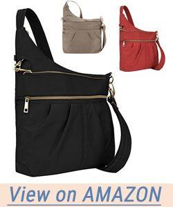 Travelon Anti-Theft Signature 3 Compartment Crossbody