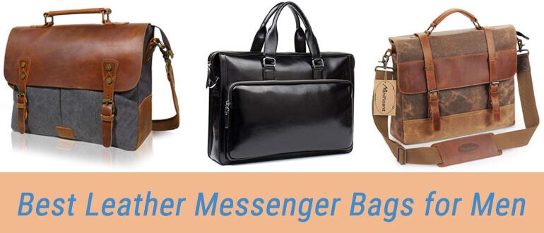 Best Leather Messenger Bags for Men - Top 20 & Buyer’s Guide