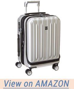 Delsey Helium Titanium International Carry-on Exp Spinner Trolley Silver