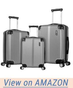 Rockland Hardside Spinner 3-Piece Luggage Set