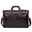 Bostanten Leather Messenger Business Bags for Men